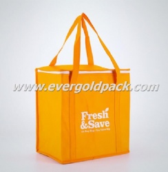 Wholesale Market Promotional PP Shopping Bag Cooler Bag With Zipper