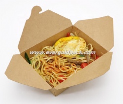 Noodle Box Kraft Paper Take Away Food Paper Box