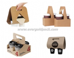 Custom Paper Coffee Cup Carry Holders