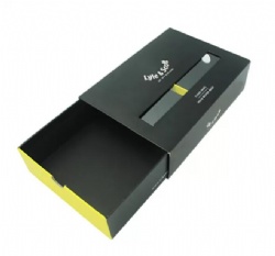 Customized Black Cardboard Paper Sliding Packaging Paper Box