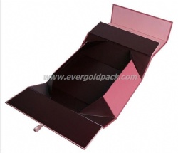 1PC Custom design folding magnetic closure gift cardboard box