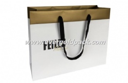 Luxury Custom Retail Paper Shopping bags With Embossing Pattern