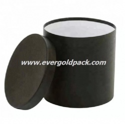 Custom Logo Printing Cylinder Paper Cardboard Packaging Box Wholesale Round Hat Box